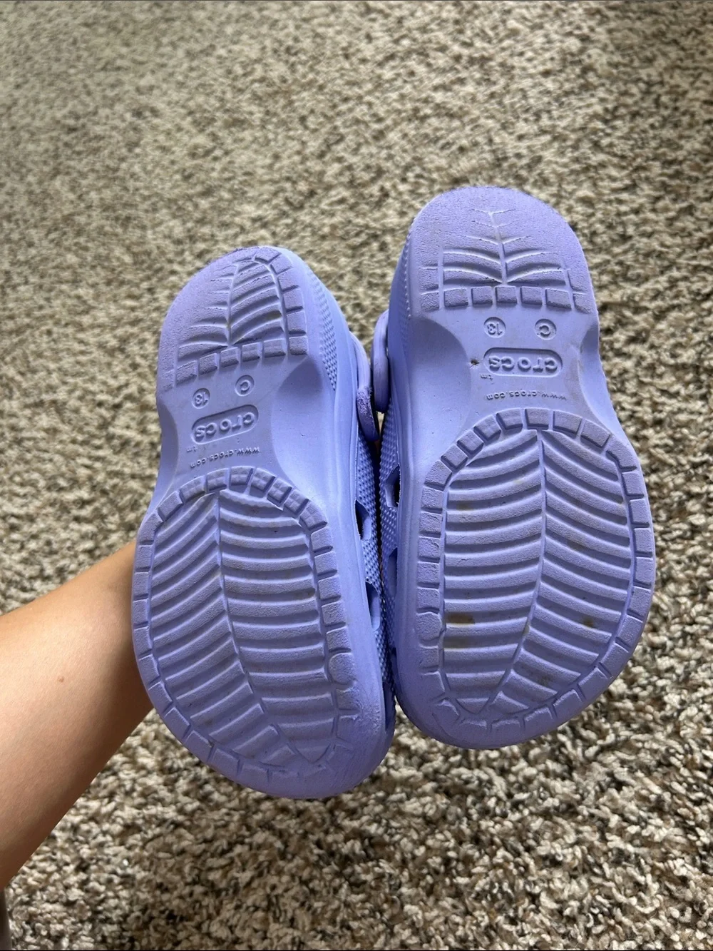 CROCS Kids Classic Clog in Lavender Purple